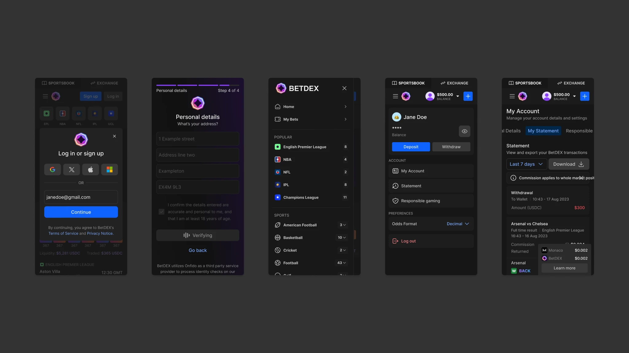 SSO sign up, account creation and management